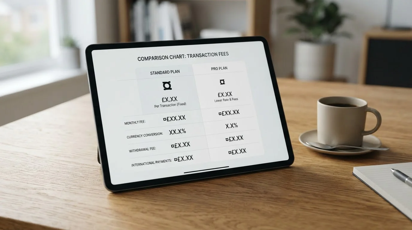 Side-by-side blockchain transaction fee comparison chart showing Bitcoin and Bitcoin Cash network costs